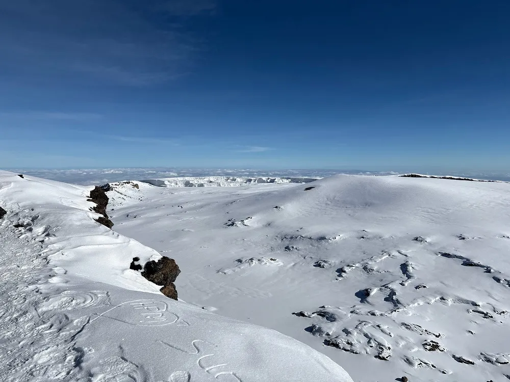 Remote northern slopes on the Northern Circuit Route
