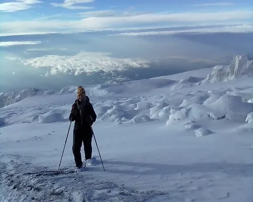 Remote northern slopes on a 9-day Northern Circuit Kilimanjaro climb
